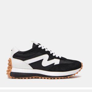 Excellent Cond Steve Madden Campo Sneaker Black/white Size 8.5